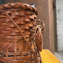 Load image into Gallery viewer, Antique Japanese Woven Basket Decorative Accessory
