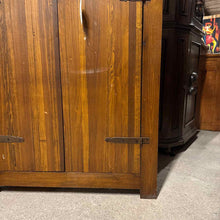 Load image into Gallery viewer, Rustic Patina Pine Wardrobe Cabinet

