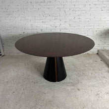 Load image into Gallery viewer, Sunburst Marquetry Pedestal Dining Table
