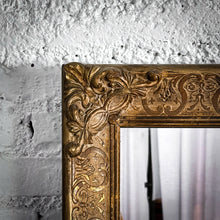 Load image into Gallery viewer, Antique Neoclassical Carved Gold Wood Wall Mirror
