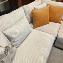 Load image into Gallery viewer, Contemporary Cream Corduroy Sectional
