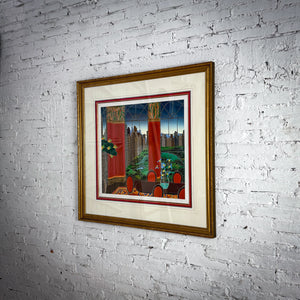 Thomas McNight Modernist Serigraph Print