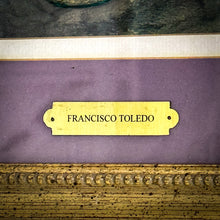 Load image into Gallery viewer, Francisco Toledo Watercolor Frog with Serpent
