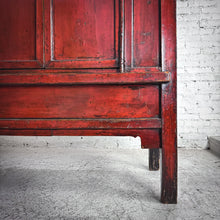 Load image into Gallery viewer, Antique Chinese Lacquered Elm Wood Altar Cabinet
