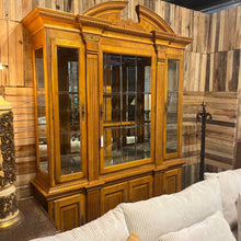 Load image into Gallery viewer, Thomasville Traditional Carved Wood Display Cabinet
