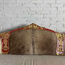 Load image into Gallery viewer, Louis XV Style Hide and Fabric Settee
