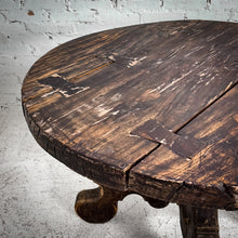 Load image into Gallery viewer, Antique Colonial Waxed Hardwood Cocktail Table
