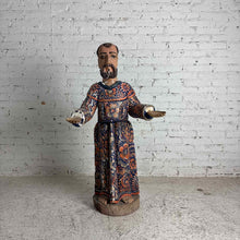 Load image into Gallery viewer, Vintage Mexican Wood Bulto Saint Statue
