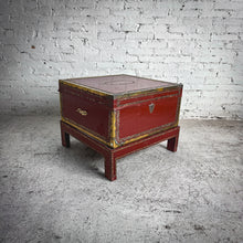 Load image into Gallery viewer, 19th Century Chinese Lacquered Leather Clad Trunk
