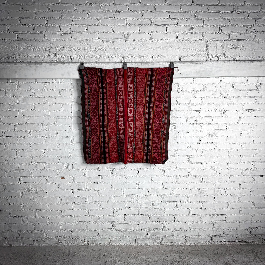 20th Century Peruvian Wool Lliclla Small Collectilble