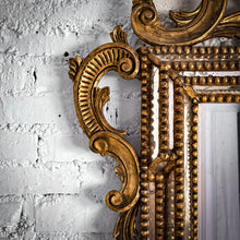Load image into Gallery viewer, Baroque Fretwork Gilded Wood Wall Mirror
