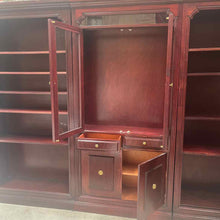 Load image into Gallery viewer, Neoclassical Dark Mahogany Wood Office Furniture
