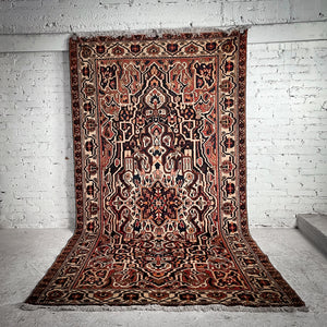 Heriz Wool Area Persian Knotted Rug