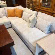 Load image into Gallery viewer, Contemporary Cream Corduroy Sectional
