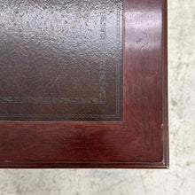 Load image into Gallery viewer, Hekman Serpentine Leather Pedestal Desk
