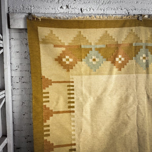 Hand Woven Wool India Flatweave Rug