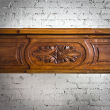 Load image into Gallery viewer, Reproduction Neoclassical Carved Walnut Mantelpiece Architectural Element
