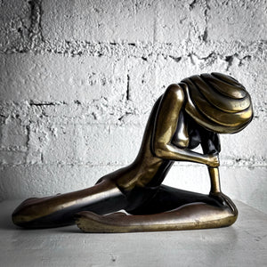 1984 Tom Bennett Modernist Bronze Sculpture