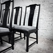 Load image into Gallery viewer, Set of 5 Century Furniture Asian Style Ebonized Dining Chair
