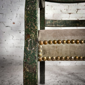 Rustic Weathered Wood Armchair