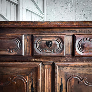 Santa Fe Carved Wood Buffet Sideboard