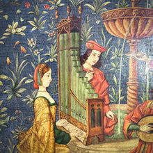 Load image into Gallery viewer, Antique Unsigned Romanticism Oil Wood Painting
