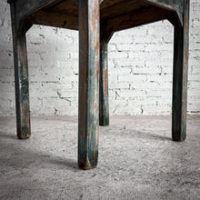 Load image into Gallery viewer, Antique Rustic Distressed Wood Side Table
