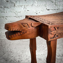 Load image into Gallery viewer, 1990&#39;s Chacmool Figural Mesquite Bench
