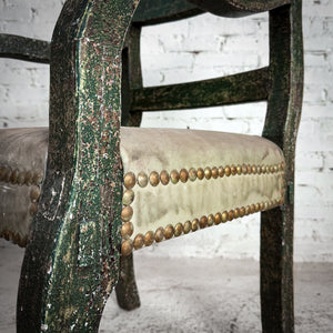 Rustic Weathered Wood Armchair