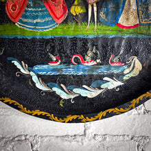 Load image into Gallery viewer, 19th C. Tole Painted Wood Tray Wall Decor
