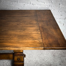 Load image into Gallery viewer, Rustic Pine Pedestal Dining Table
