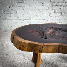 Load image into Gallery viewer, Live Edge Tropical Hardwood Cocktail Table
