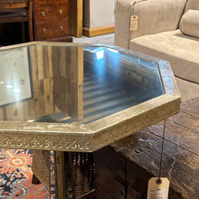 Load image into Gallery viewer, Neoclassical Mirrored Pedestal End Table
