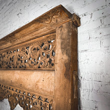 Load image into Gallery viewer, Indian Open Carved Teak Door Frame Architectural Element
