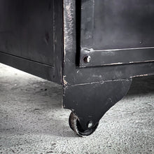 Load image into Gallery viewer, Industrial Black Bent Steel Cocktail Table
