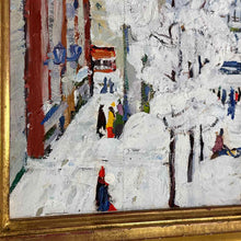 Load image into Gallery viewer, Zinovi Efimovich Popov Oil on Board Cityscape Painting
