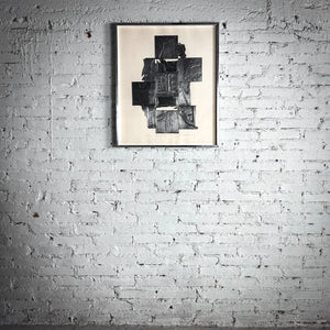 1973 Louise Nevelson Contemporary Lead Embossed