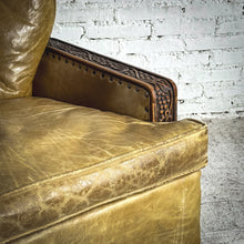 Load image into Gallery viewer, Set of 2 Romweber 1970's Viking Oak Collection Leather Armchair
