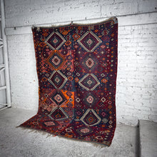 Load image into Gallery viewer, Vintage Anatolian Wool Turkish Flatweave Rug
