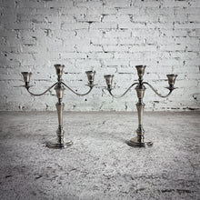 Load image into Gallery viewer, Pair Preisner 834 Traditional Polished Sterling Candelabra Candleholder
