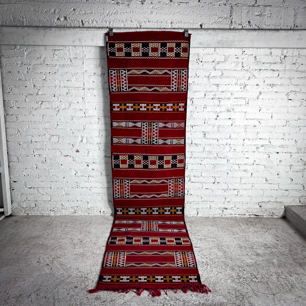 Moroccan Berber Zemmour Kilim Flatweave Rug