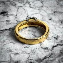 Load image into Gallery viewer, Contemporary Faberge 18K Gold Diamond Ring
