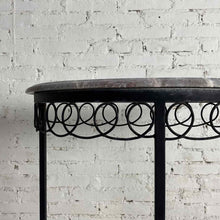 Load image into Gallery viewer, Neoclassical Demilune Marble Console
