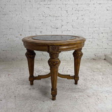 Load image into Gallery viewer, Neoclassical Marble Top Side Table
