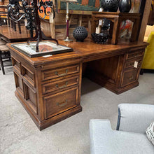 Load image into Gallery viewer, Cal Mode Traditional Semi-gloss Oak Desk
