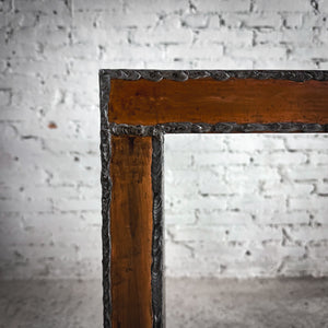 Rachel Horn Minimalist Copper Clad Side Table