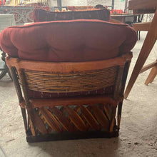 Load image into Gallery viewer, Pair of Mexican Cushioned Tan Armchairs
