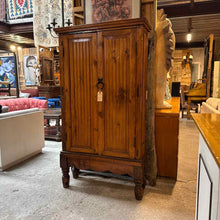 Load image into Gallery viewer, Rustic Fluted Pine Storage Cabinet
