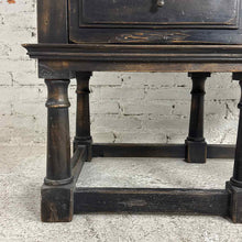 Load image into Gallery viewer, Spanish Revival Black Chest on Stand
