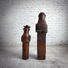 Load image into Gallery viewer, Set of 2 Oaxacan Red Clay Figure Decorative Sculpture
